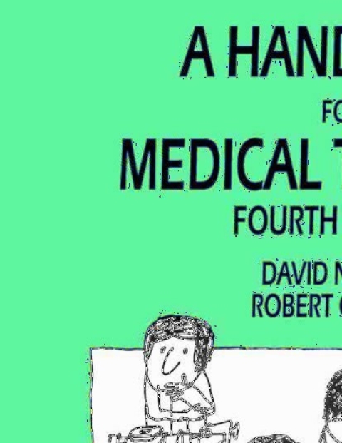 Cover image for book A Handbook for Medical Teachers