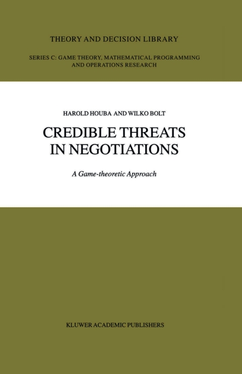 Cover image for book Credible Threats in Negotiations