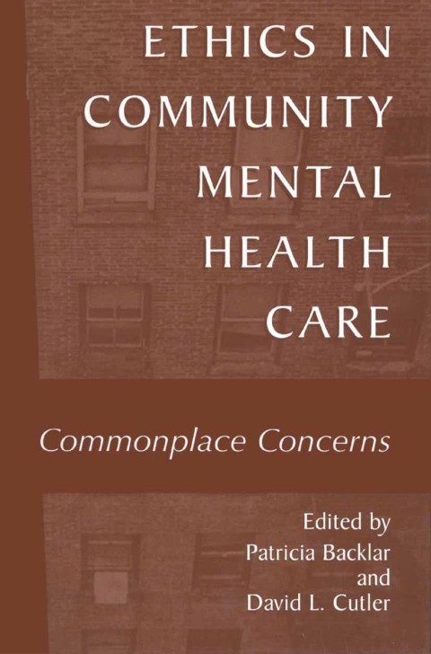Cover image for book Ethics in Community Mental Health Care
