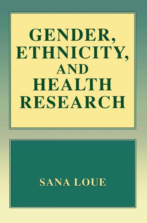 Cover image for book Gender, Ethnicity, and Health Research