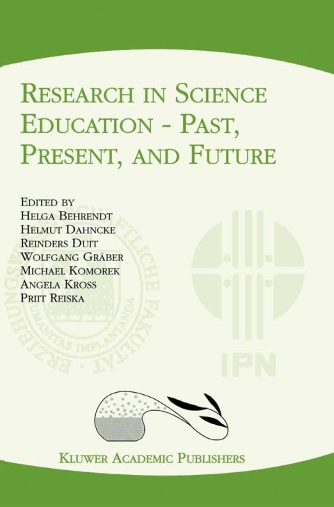 Cover image for book Research in Science Education — Past, Present, and Future