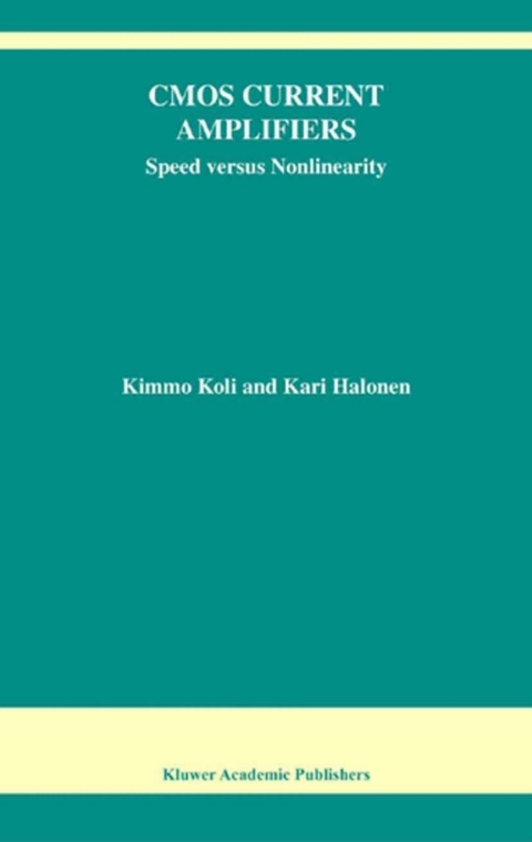 Cover image for book CMOS Current Amplifiers