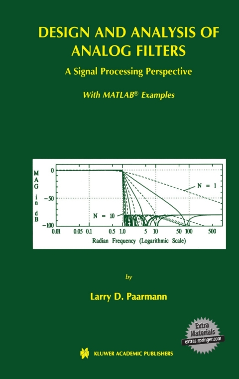 Cover image for book Design and Analysis of Analog Filters