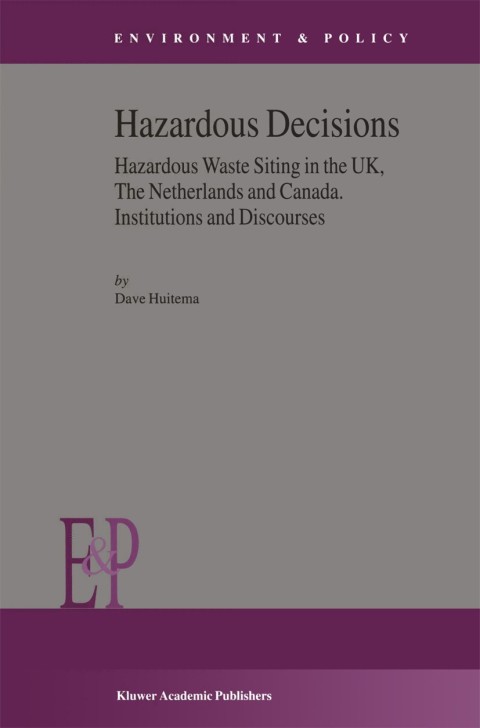 Cover image for book Hazardous Decisions