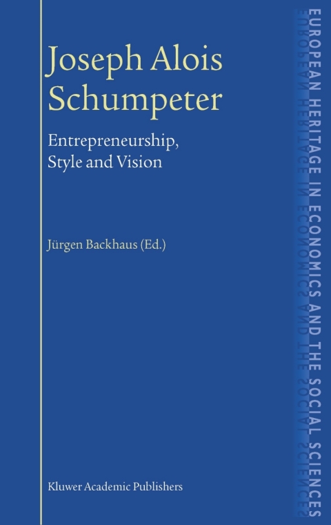 Cover image for book Joseph Alois Schumpeter