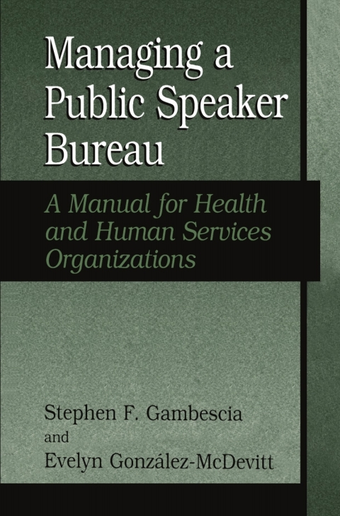 Managing A Public Speaker Bureau 