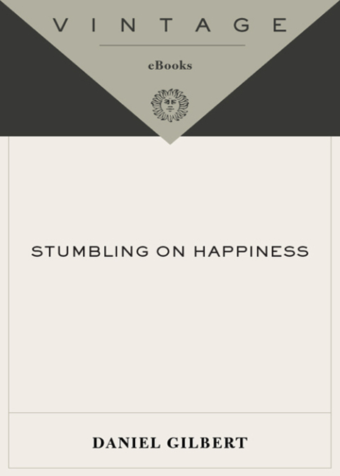 Cover image for book Stumbling on Happiness