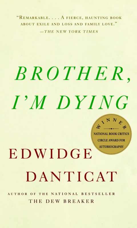 Cover image for book Brother, I'm Dying