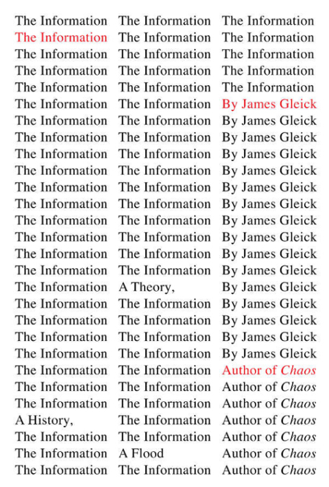 Cover image for book The Information