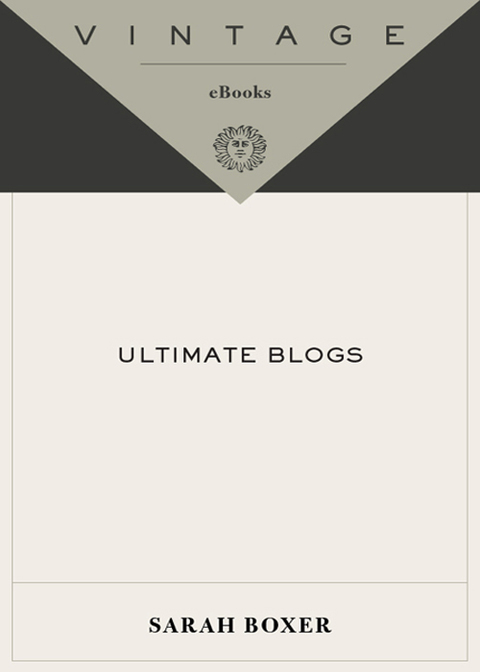 Cover image for book Ultimate Blogs