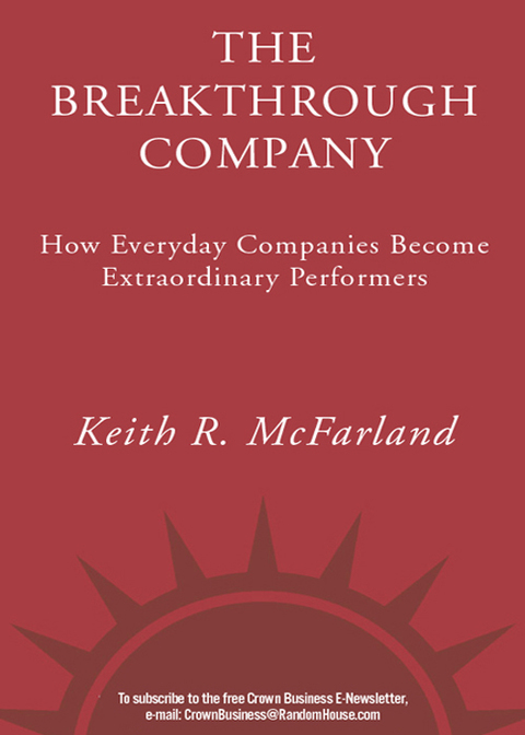 Cover image for book The Breakthrough Company