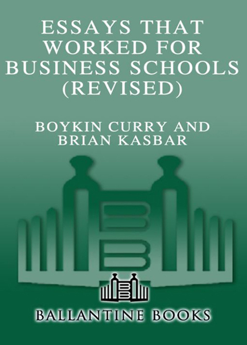 Cover image for book Essays That Worked for Business Schools (Revised)