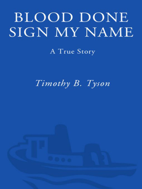 Cover image for book Blood Done Sign My Name