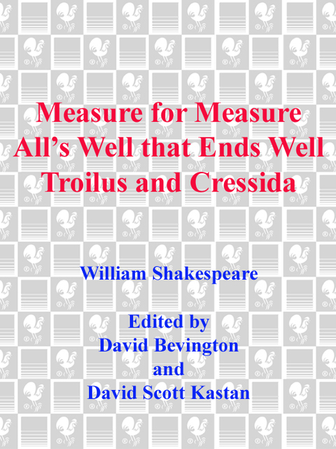 Cover image for book Measure for Measure, Troilus and Cressida, and All's Well that Ends Well