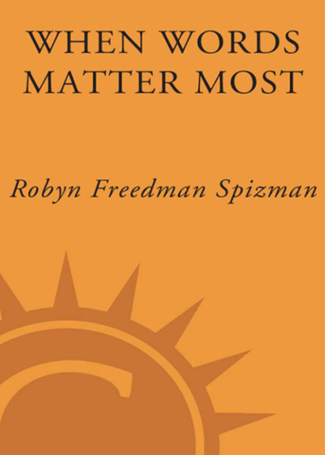 When Words Matter Most