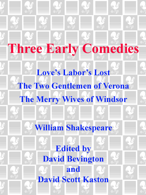 Cover image for book Three Early Comedies