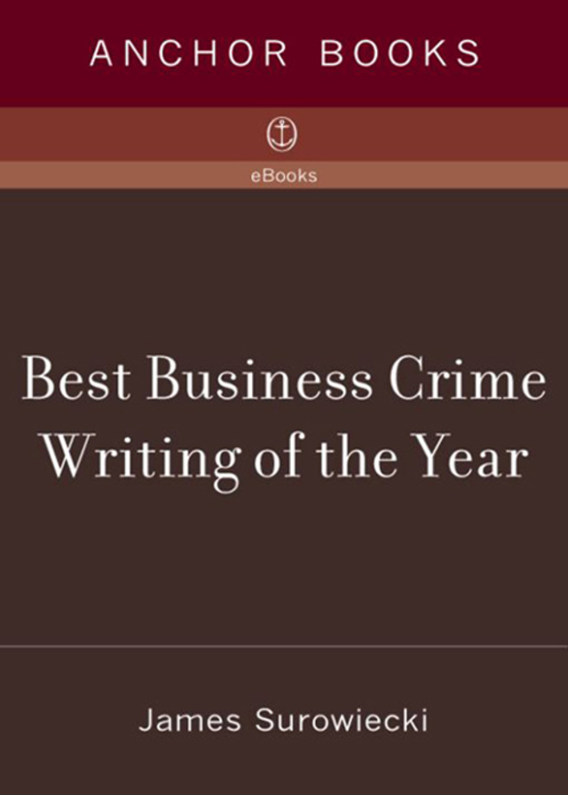 Best Business Crime Writing of the Year