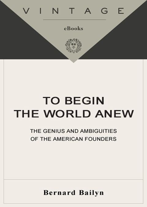 Cover image for book To Begin the World Anew