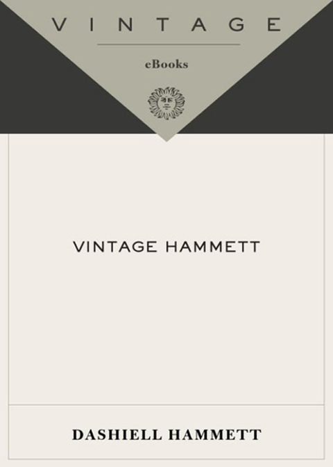 Cover image for book Vintage Hammett
