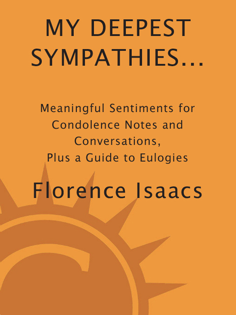 Cover image for book My Deepest Sympathies...