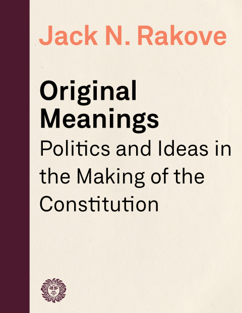 Cover image for book Original Meanings
