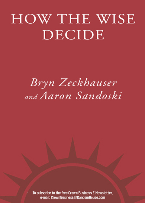 Cover image for book How the Wise Decide