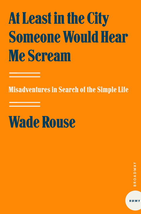 Cover image for book At Least in the City Someone Would Hear Me Scream
