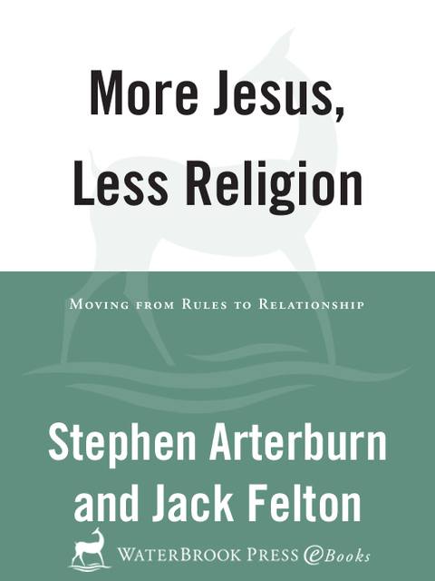 Cover image for book More Jesus, Less Religion