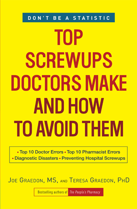Cover image for book Top Screwups Doctors Make and How to Avoid Them
