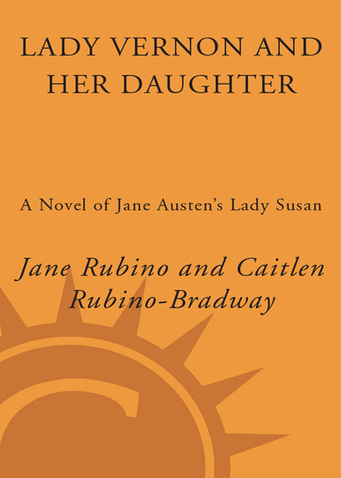 Cover image for book Lady Vernon and Her Daughter