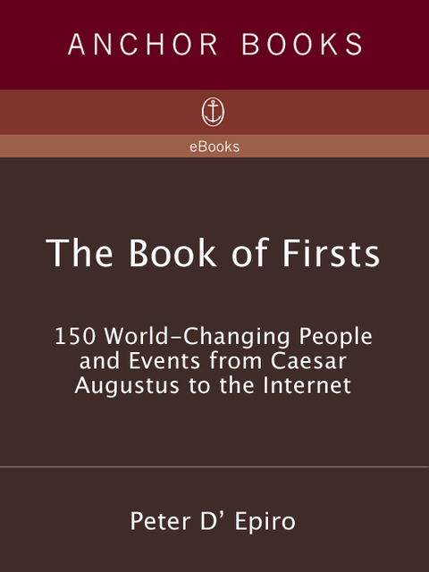 Cover image for book The Book of Firsts
