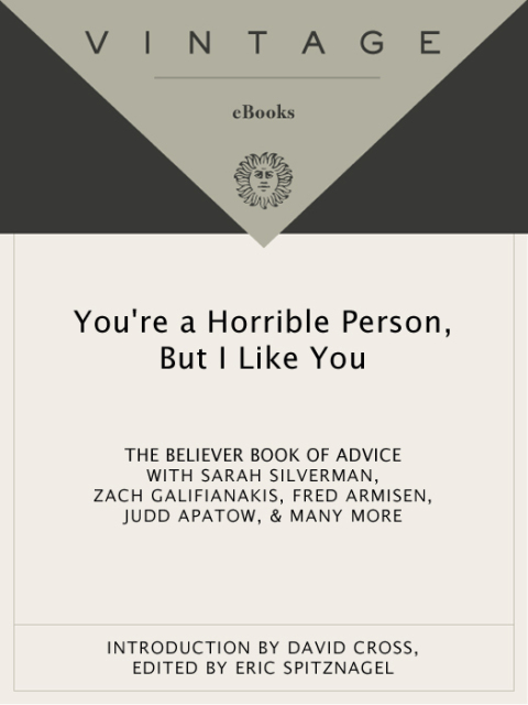 Cover image for book You're a Horrible Person, But I Like You