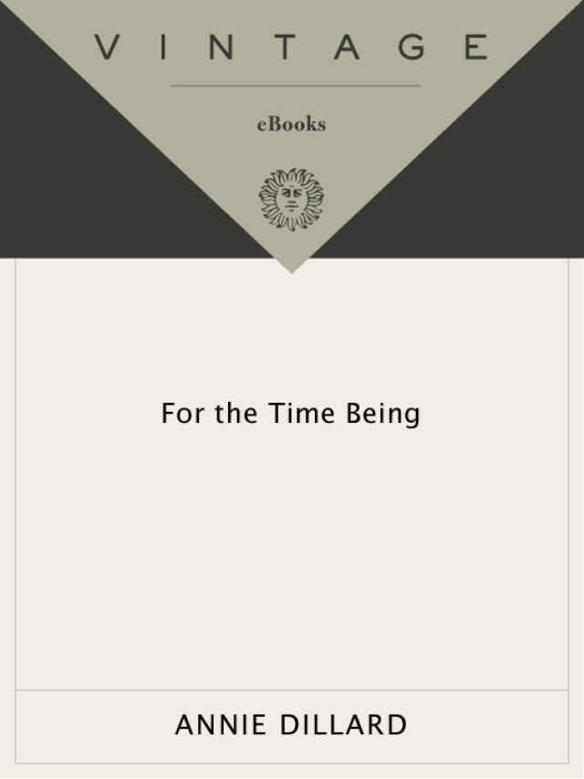 For the Time Being
