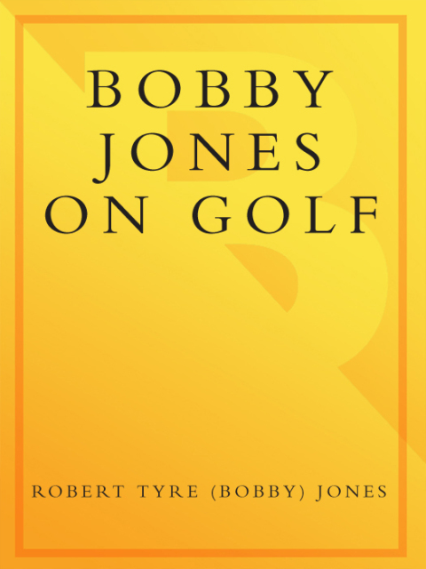 Cover image for book Bobby Jones on Golf