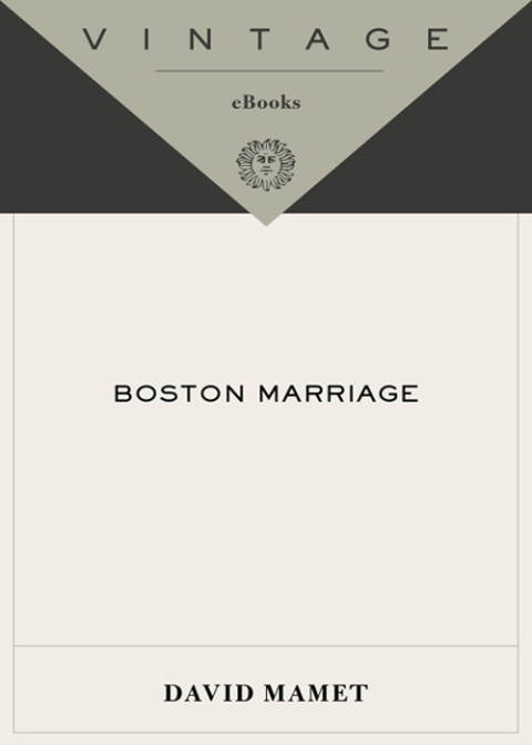 Cover image for book Boston Marriage