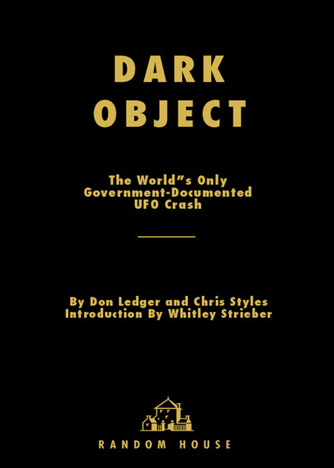 Cover image for book Dark Object