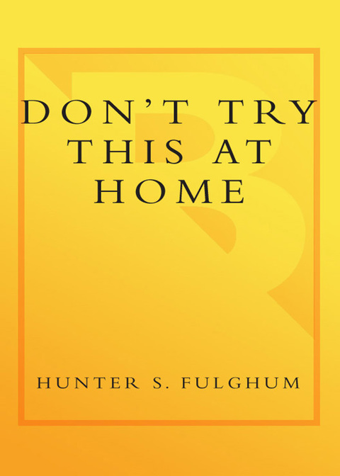 Cover image for book Don't Try This at Home