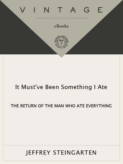 Cover image for book It Must've Been Something I Ate