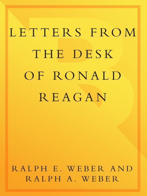 Cover image for book Letters from the Desk of Ronald Reagan