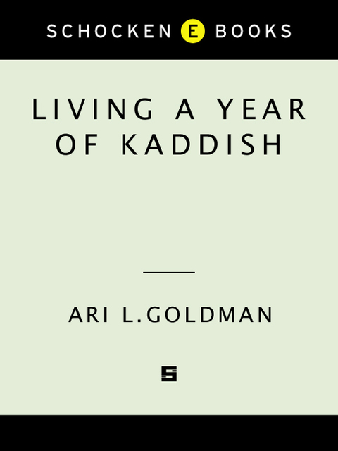 Cover image for book Living a Year of Kaddish