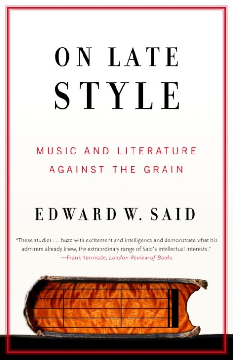 Cover image for book On Late Style