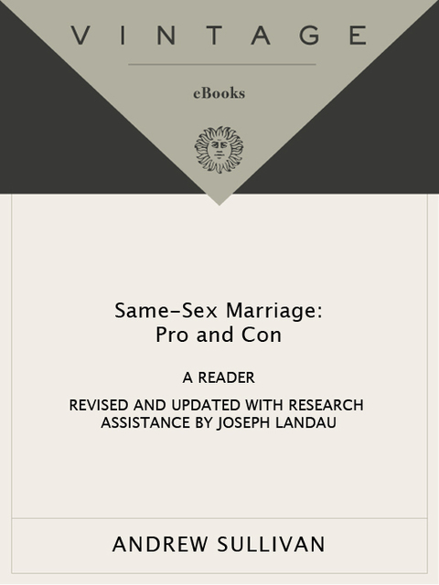 Cover image for book Same-Sex Marriage: Pro and Con