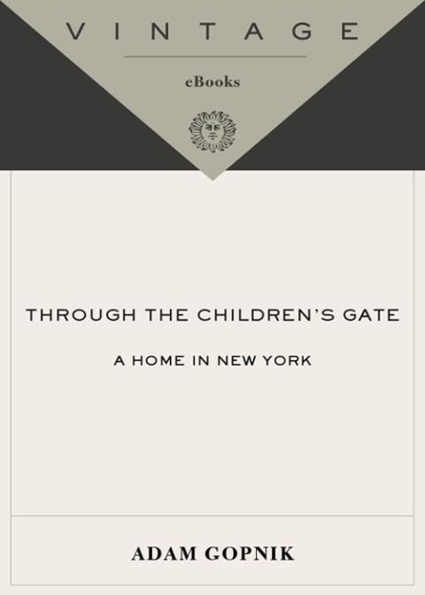 Cover image for book Through the Children's Gate