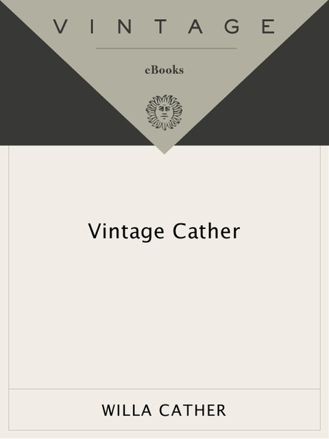 Cover image for book Vintage Cather