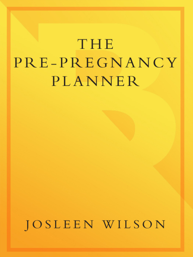 The Pre-Pregnancy Planner