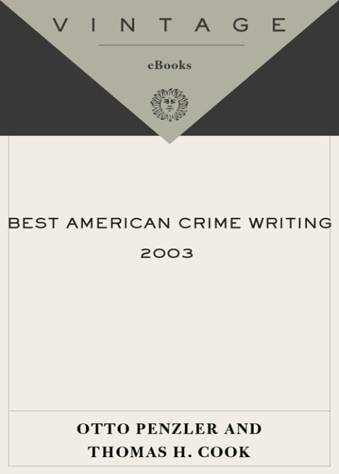 Cover image for book The Best American Crime Writing: 2003 Edition