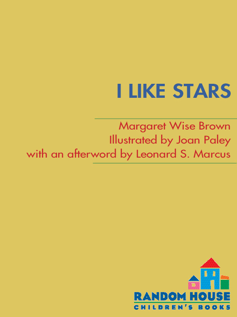 Cover image for book I Like Stars