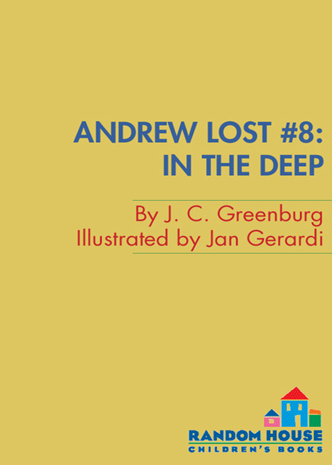 Cover image for book Andrew Lost #8: In the Deep