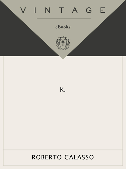 Cover image for book K.