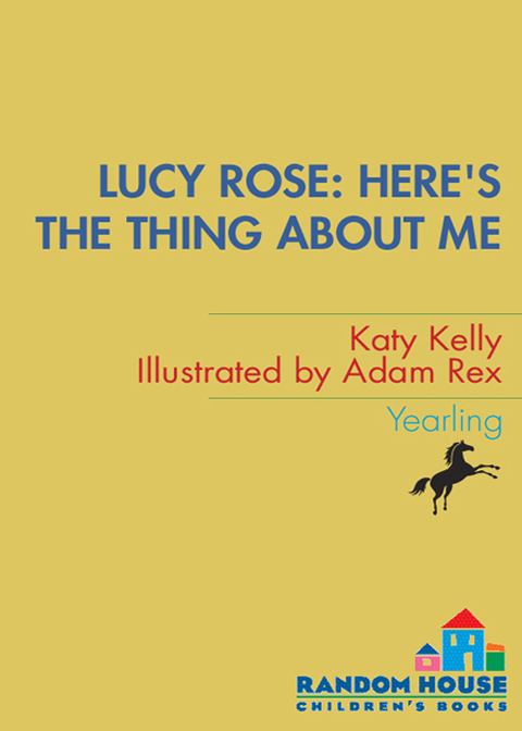 Cover image for book Lucy Rose: Here's the Thing About Me